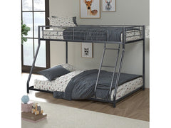 Panos Black Twin/Twin Bunk Bed - Ornate Home