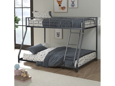 Panos Black Twin/Twin Bunk Bed - Ornate Home