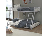Panos Silver Twin/Twin Bunk Bed - Ornate Home