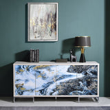 Panti Blue Console Cabinet - Ornate Home