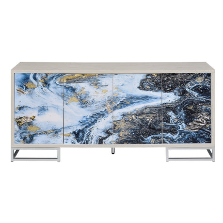 Panti Blue Console Cabinet - Ornate Home