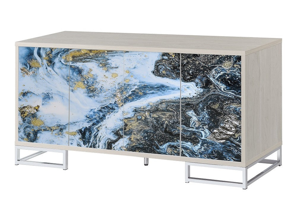 Panti Blue Console Cabinet - Ornate Home