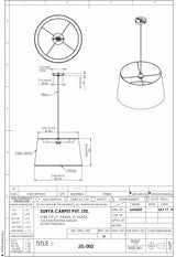 Panubigan Ceiling Light - Clearance - Ornate Home