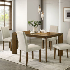 Paolino Antique Brown 5 Pc. Dining Table Set - Ornate Home