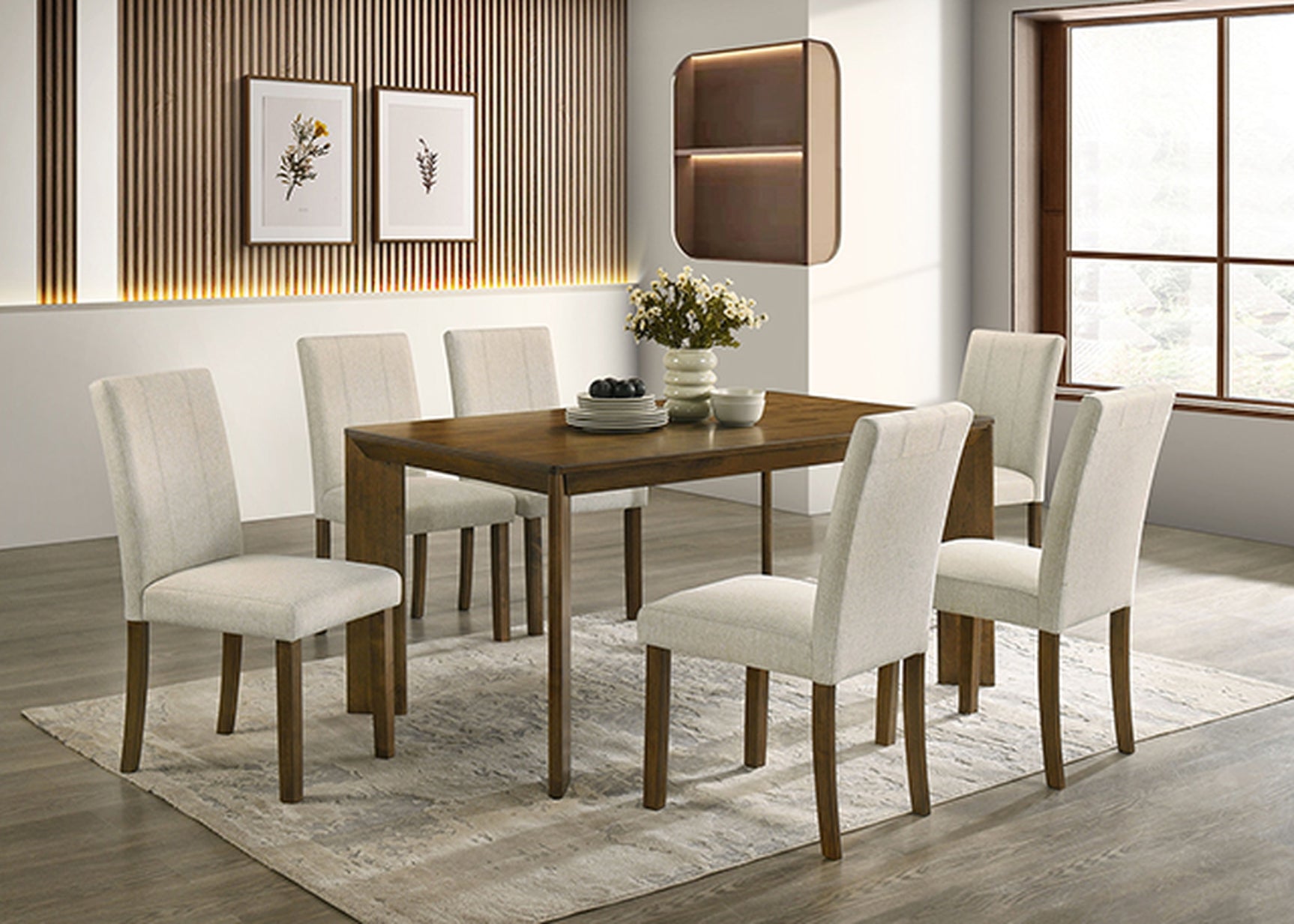 Paolino Antique Brown Dining Table - Ornate Home