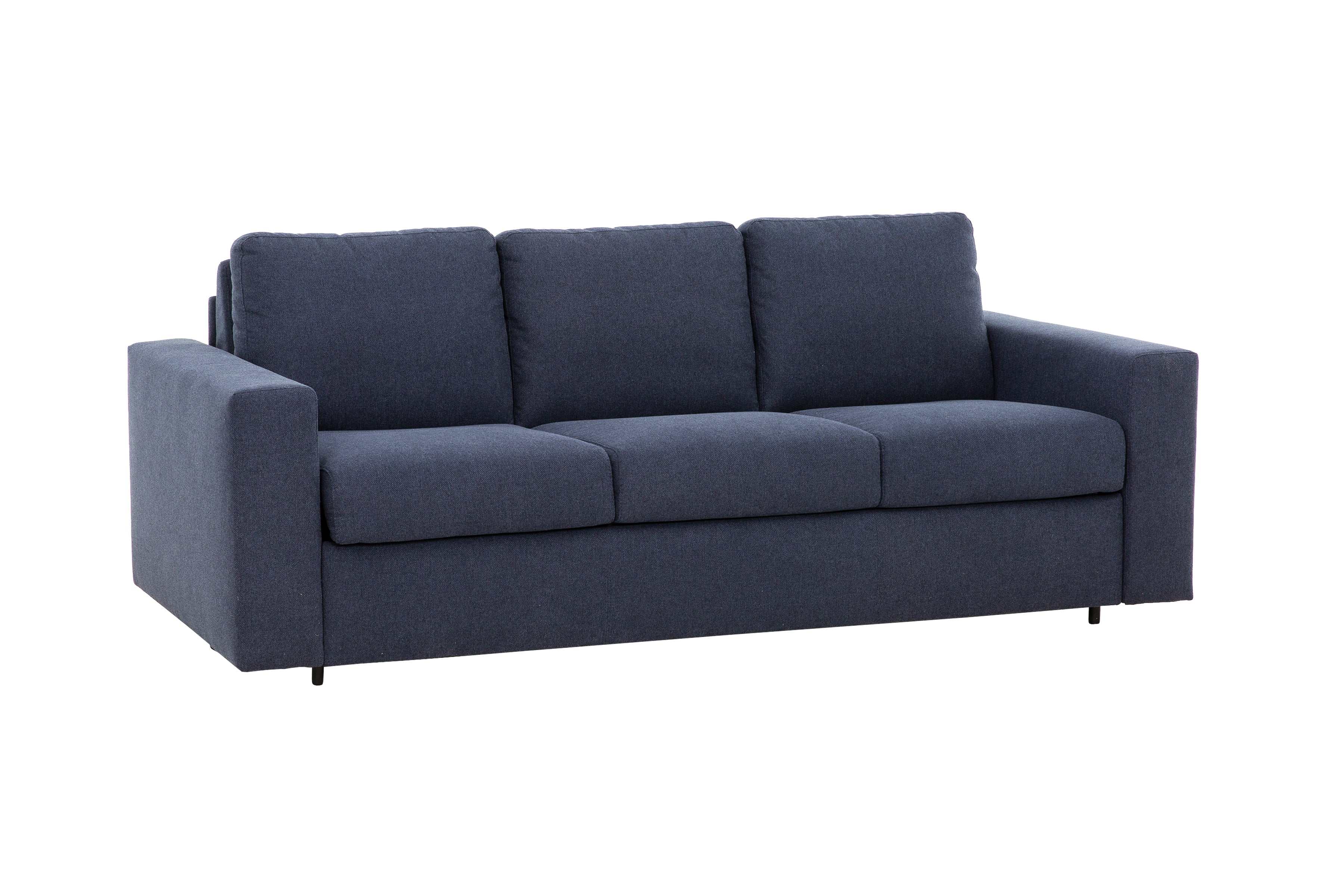 Stearns & Foster® Paolo Deep Blue Queen Sleeper Sofa w/ Memory Foam Mattress - Ornate Home