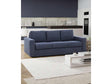 Stearns & Foster® Giorgio Deep Blue Queen Sleeper Sofa w/ Memory Foam Mattress - Ornate Home