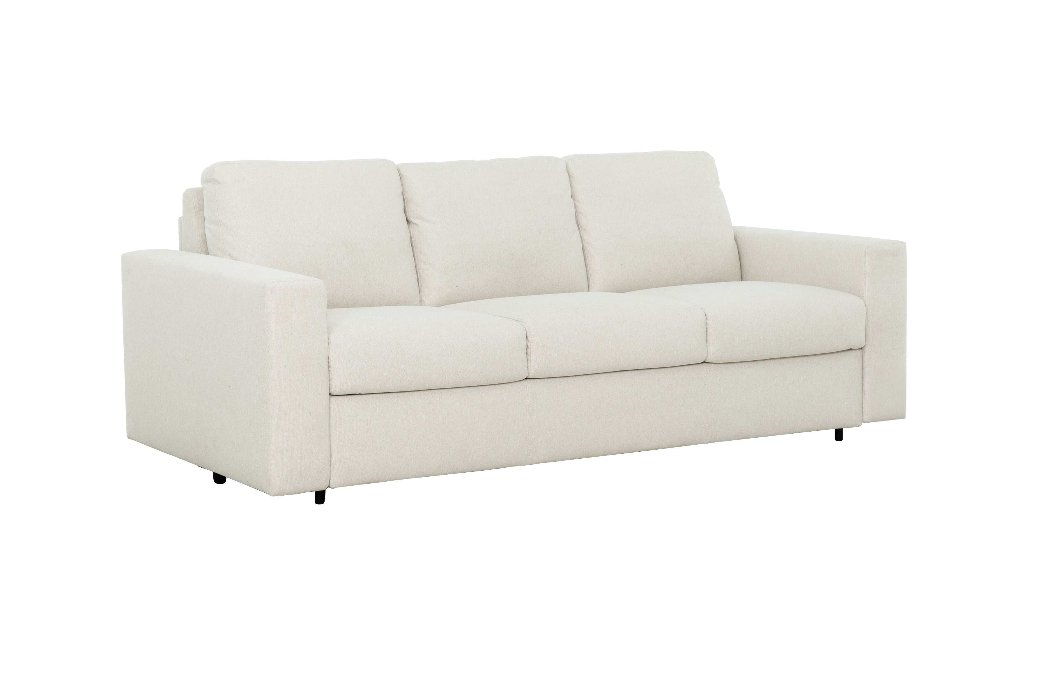 Stearns & Foster® Paolo Ivory Queen Sleeper Sofa w/ Memory Foam Mattress - Ornate Home