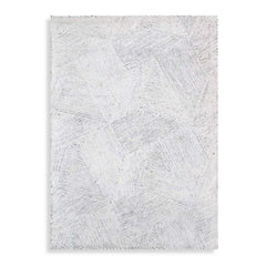 Paonia Gray/White Geometric 6 X 9 Rug - Ornate Home