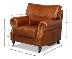 Papa's Brown Chair - Ornate Home