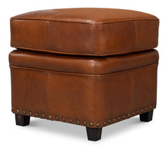 Papa's Brown Ottoman - Ornate Home