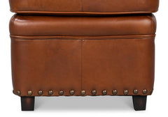 Papa's Brown Ottoman - Ornate Home