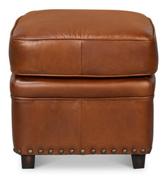 Papa's Brown Ottoman - Ornate Home