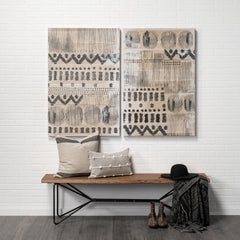 Papillion Natural Solid Wood and Iron Dining Bench