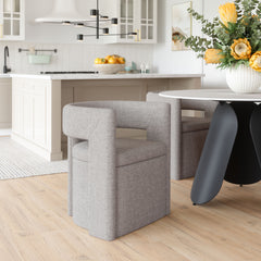 Papua Gray Dining Chair - Ornate Home