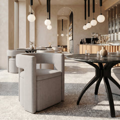 Papua Gray Dining Chair - Ornate Home
