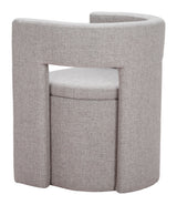 Papua Gray Dining Chair - Ornate Home
