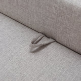 Papua Gray Storage Bench - Ornate Home