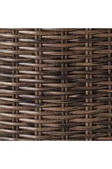 Paradise Trail Medium Brown Outdoor Fire Pit Table & Chair Set / 5pc - Ornate Home