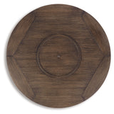 Paradise Trail Medium Brown Outdoor Loveseat & Fire Pit Table & 2 Lounge Chairs - Ornate Home