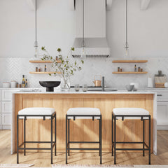 Paradox Black/White Counter Stool - Ornate Home