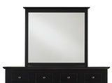 Paragon Beveled Glass Mirror in Black - Ornate Home