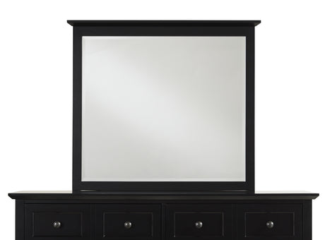 Paragon Beveled Glass Mirror in Black - Ornate Home