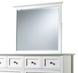 Paragon Beveled Glass Mirror in White - Ornate Home
