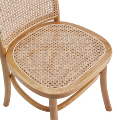 Paragon Dining Chair 2.0 in Nature and Cane (set of 2) - Ornate Home