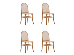 Paragon Dining Chair 2.0 in Nature and Cane (set of 4) - Ornate Home