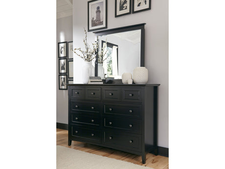 Paragon Eight Drawer Dresser in Black - Ornate Home