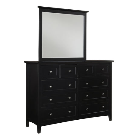 Paragon Eight Drawer Dresser in Black - Ornate Home