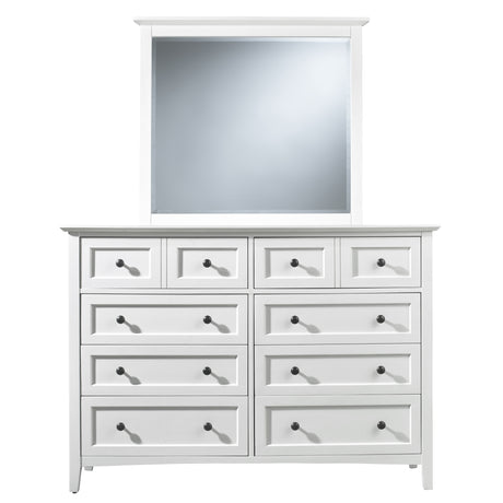 Paragon Eight Drawer Dresser in White - Ornate Home