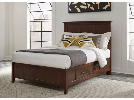 Paragon Four Drawer Wood California King Storage Bed in Truffle - Ornate Home