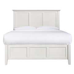 Paragon Four Drawer Wood Full Storage Bed in White - Ornate Home