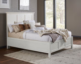 Paragon White King Panel Bed