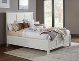 Paragon White King Panel Bed