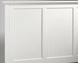 Paragon White King Panel Bed
