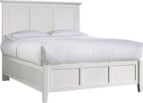Paragon White King Panel Bed