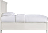 Paragon White King Panel Bed