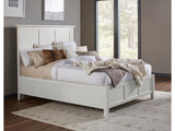 Paragon Wood Queen Panel Bed in White - Ornate Home