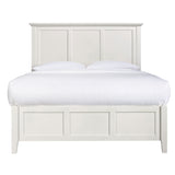 Paragon Wood Queen Panel Bed in White - Ornate Home