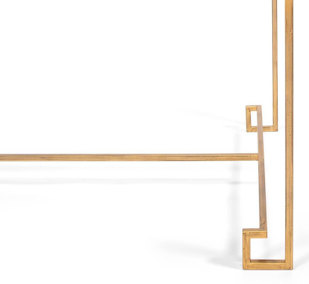 Parallel Lines Gold Coffee Table - Ornate Home