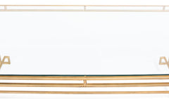 Parallel Lines Gold Coffee Table - Ornate Home