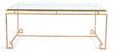 Parallel Lines Gold Coffee Table - Ornate Home