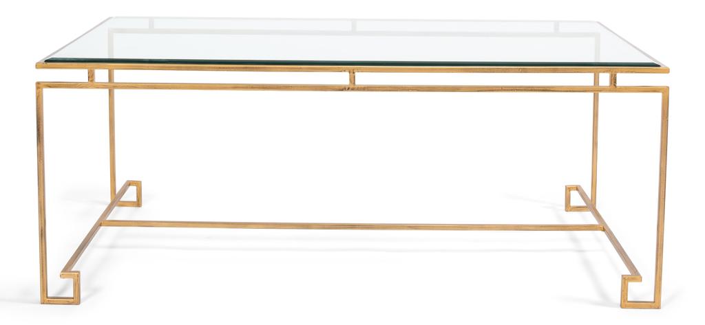 Parallel Lines Gold Coffee Table - Ornate Home