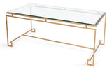 Parallel Lines Gold Coffee Table - Ornate Home