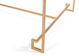 Parallel Lines Gold Coffee Table - Ornate Home