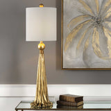 Paravani Metallic Gold Lamp - Ornate Home