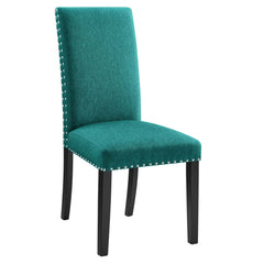 Parcel Teal Dining Upholstered Fabric Side Chair - Ornate Home